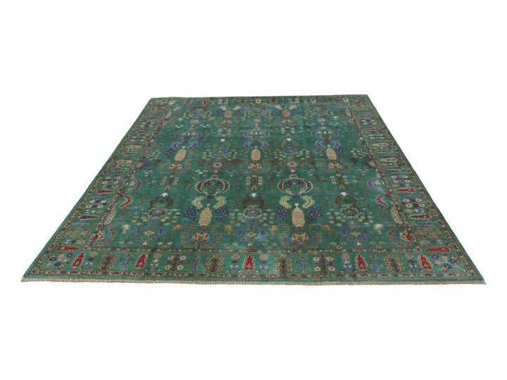 7' 10 x 9' 8 Hand Knotted Kazak Rug