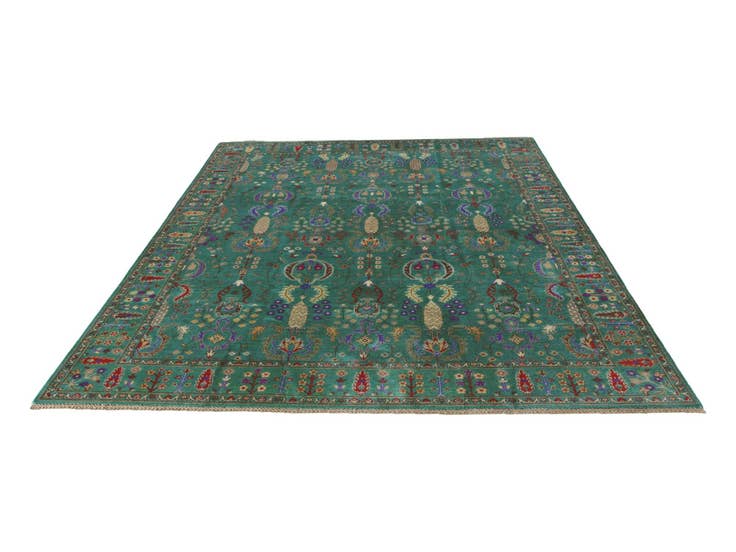 Detail image of 7' 10 x 9' 8 Hand Knotted Kazak Rug