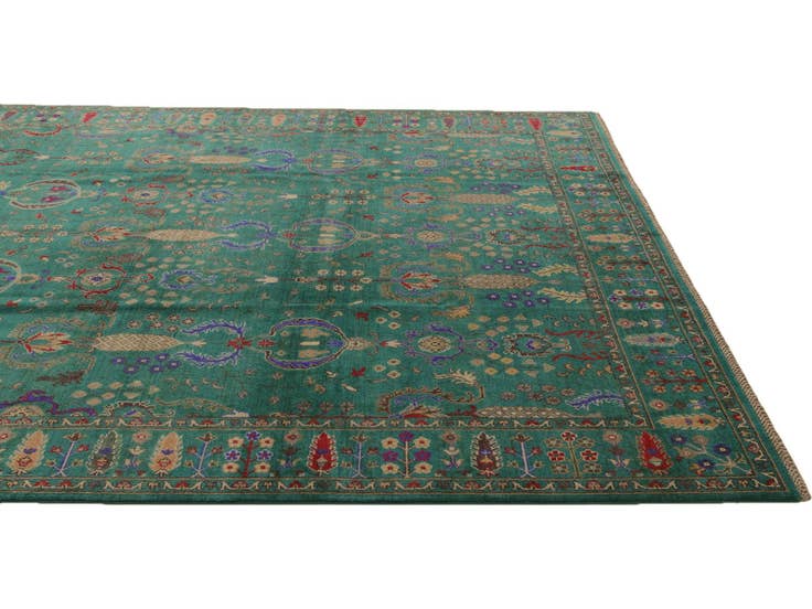 Detail image of 7' 10 x 9' 8 Hand Knotted Kazak Rug