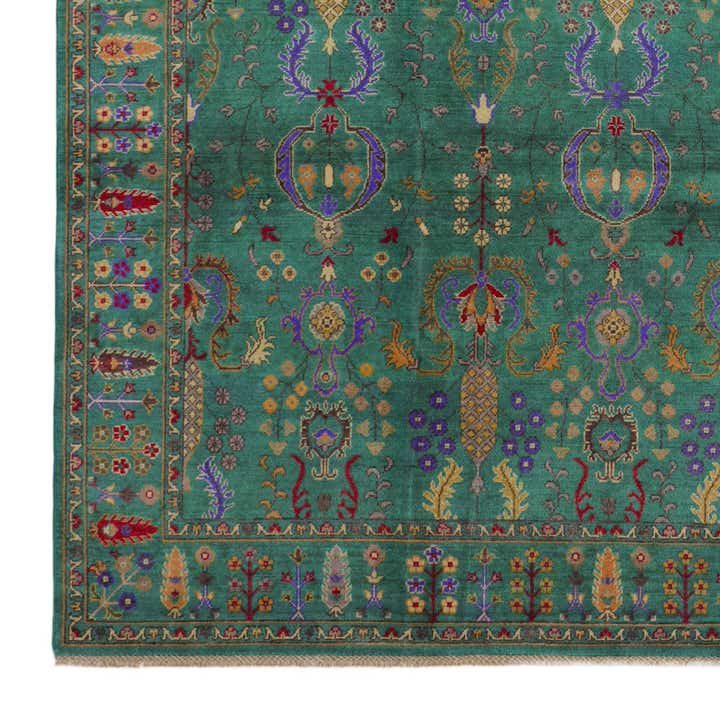 7' 10 x 9' 8 Hand Knotted Kazak Rug