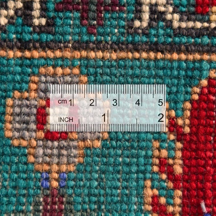 Detail image of 7' 10 x 9' 8 Hand Knotted Kazak Rug