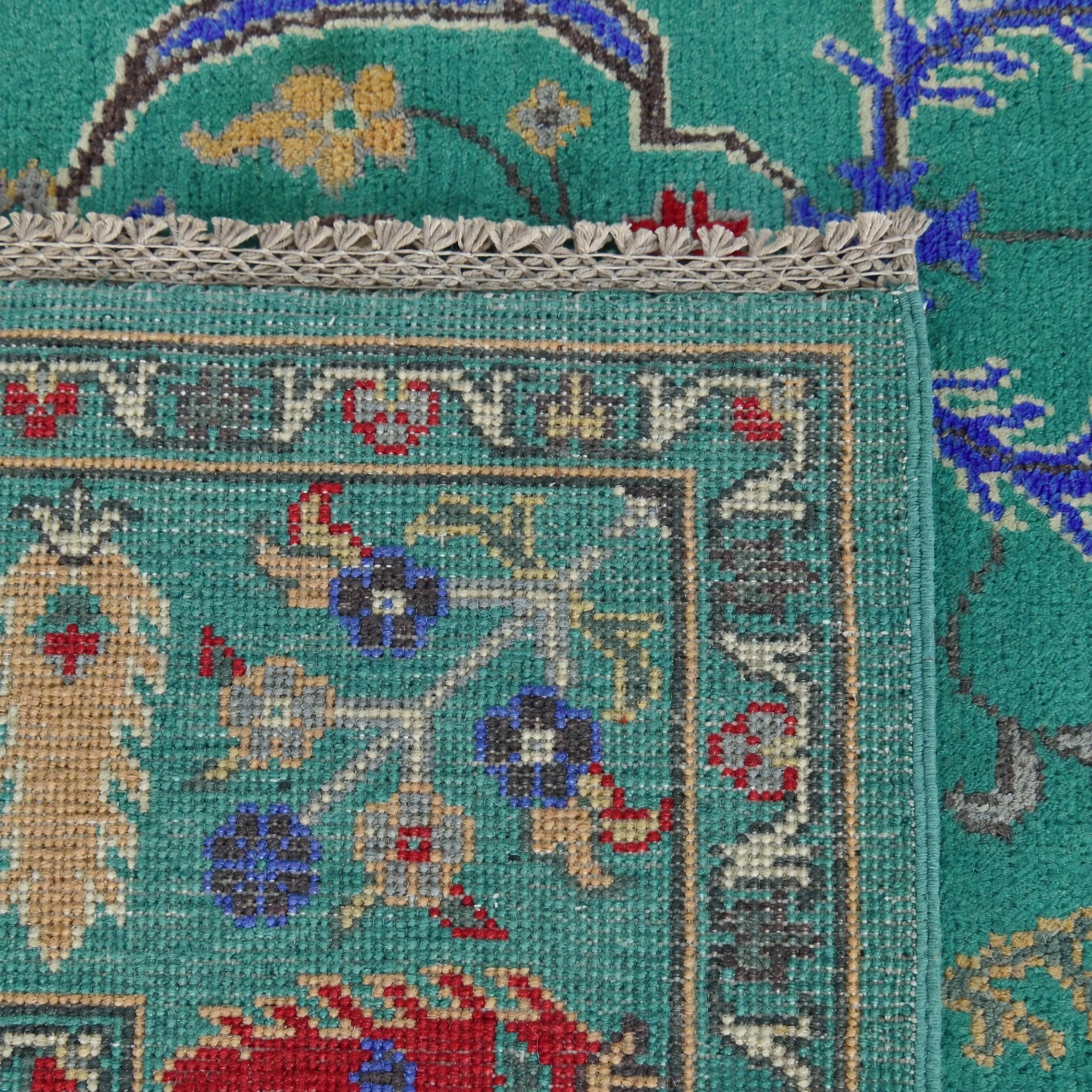 240cm x 295cm Hand Knotted Kazak Rug