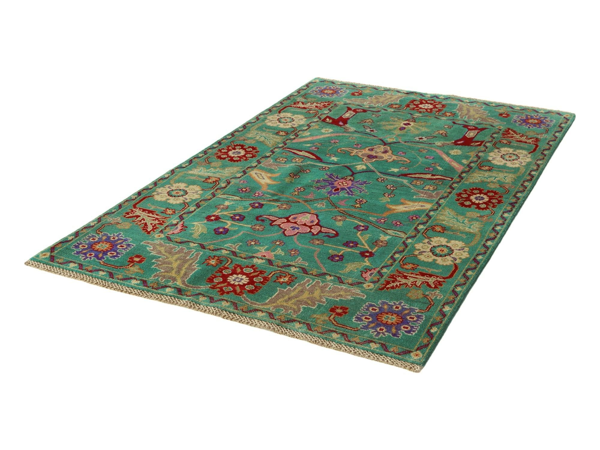3' 11 x 6' 4 Hand Knotted Kazak Rug
