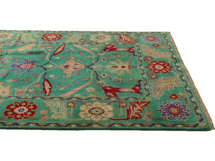 Detail image of 3' 11 x 6' 4 Hand Knotted Kazak Rug