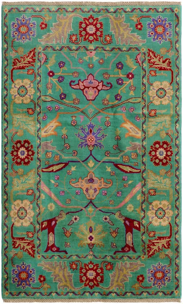 3' 11 x 6' 4 Hand Knotted Kazak Rug