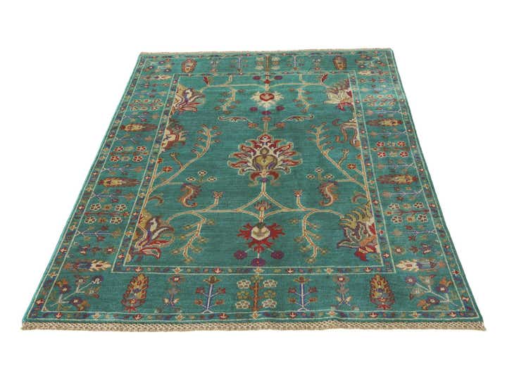 3' 10 x 5' 10 Hand Knotted Kazak Rug