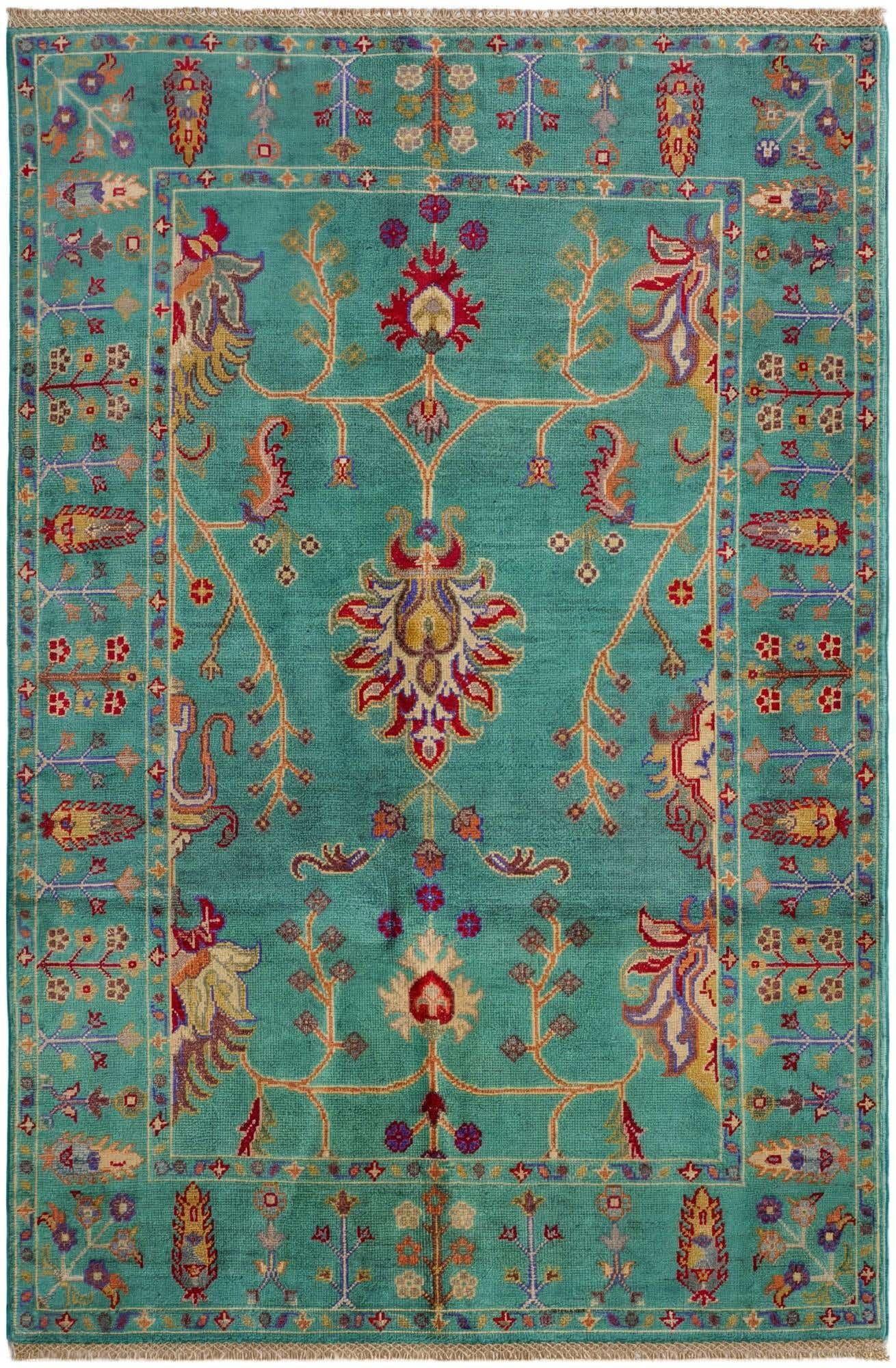 3' 10 x 5' 10 Hand Knotted Kazak Rug