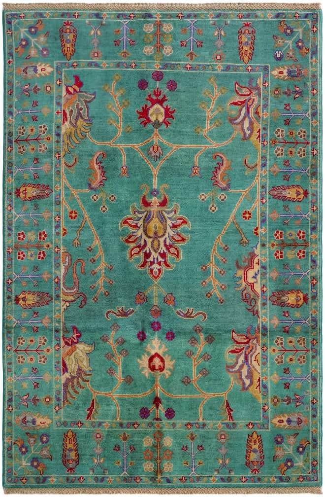 3' 10 x 5' 10 Hand Knotted Kazak Rug