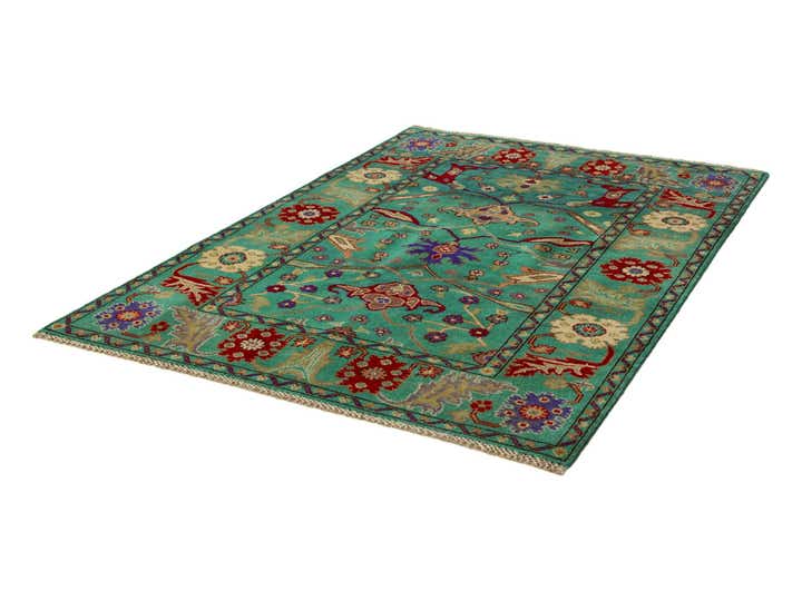4' 2 x 6' 1 Hand Knotted Kazak Rug