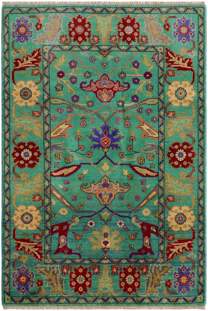 4' 2 x 6' 1 Hand Knotted Kazak Rug