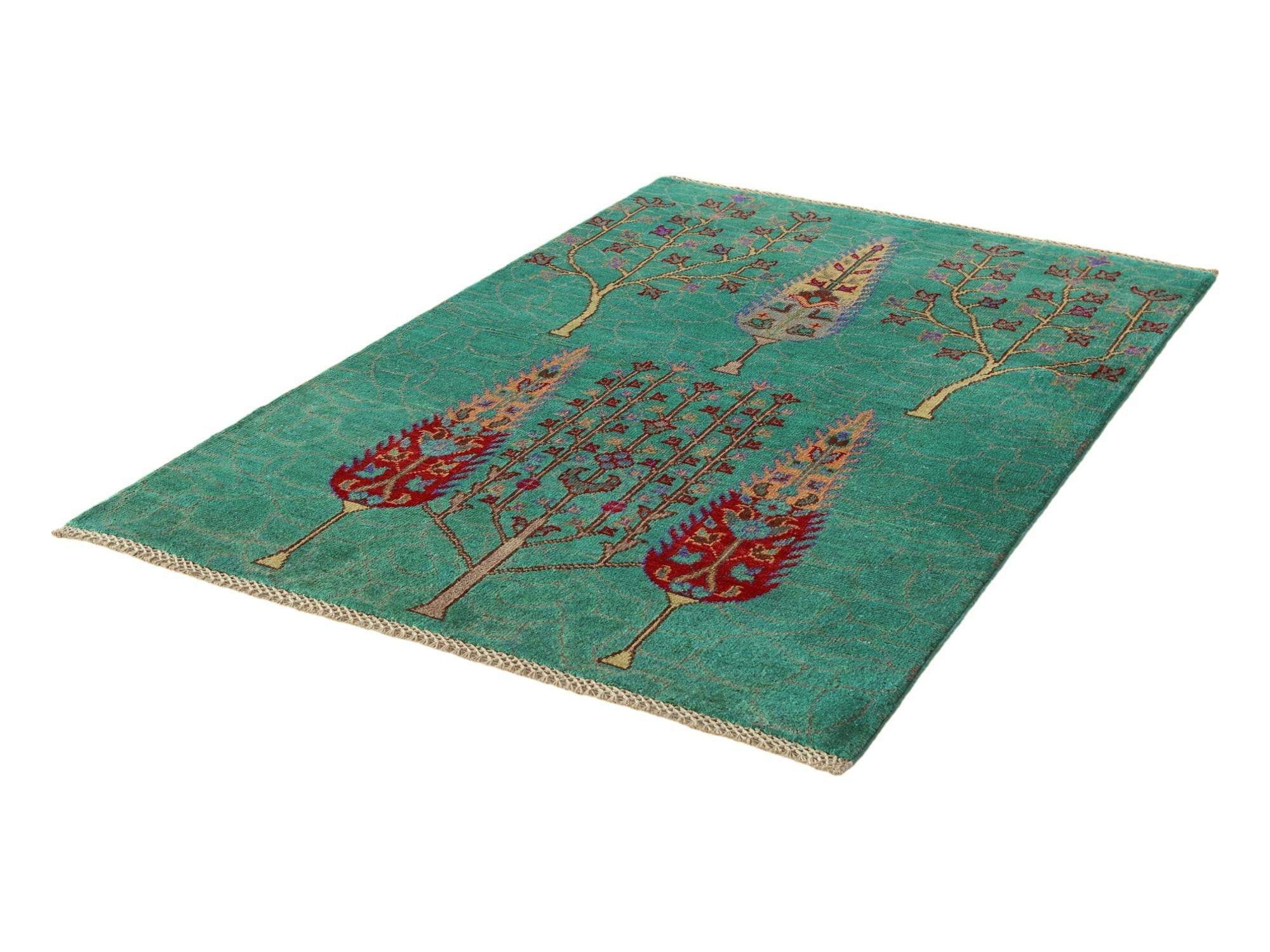 3' 3 x 4' 10 Hand Knotted Kazak Rug