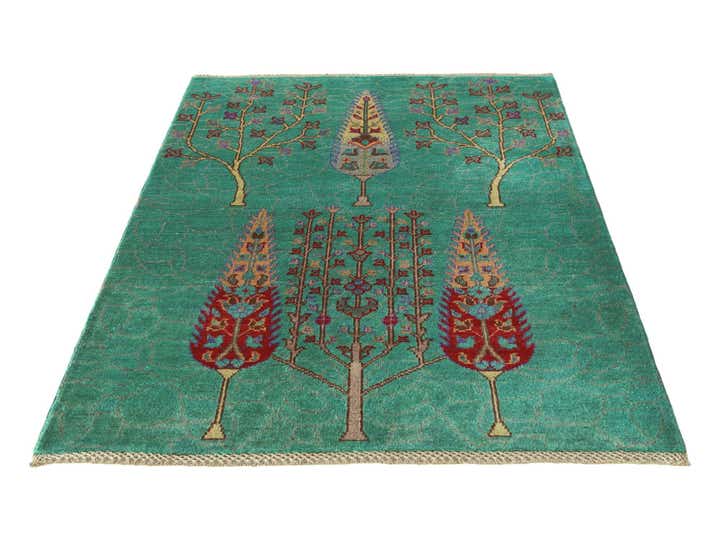 3' 3 x 4' 10 Hand Knotted Kazak Rug