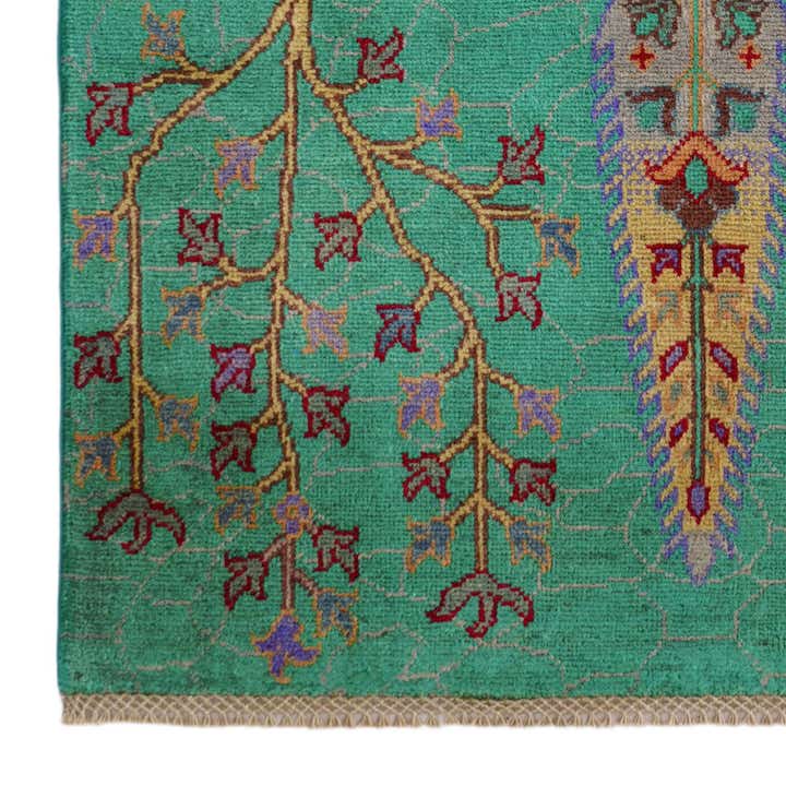 3' 3 x 4' 10 Hand Knotted Kazak Rug