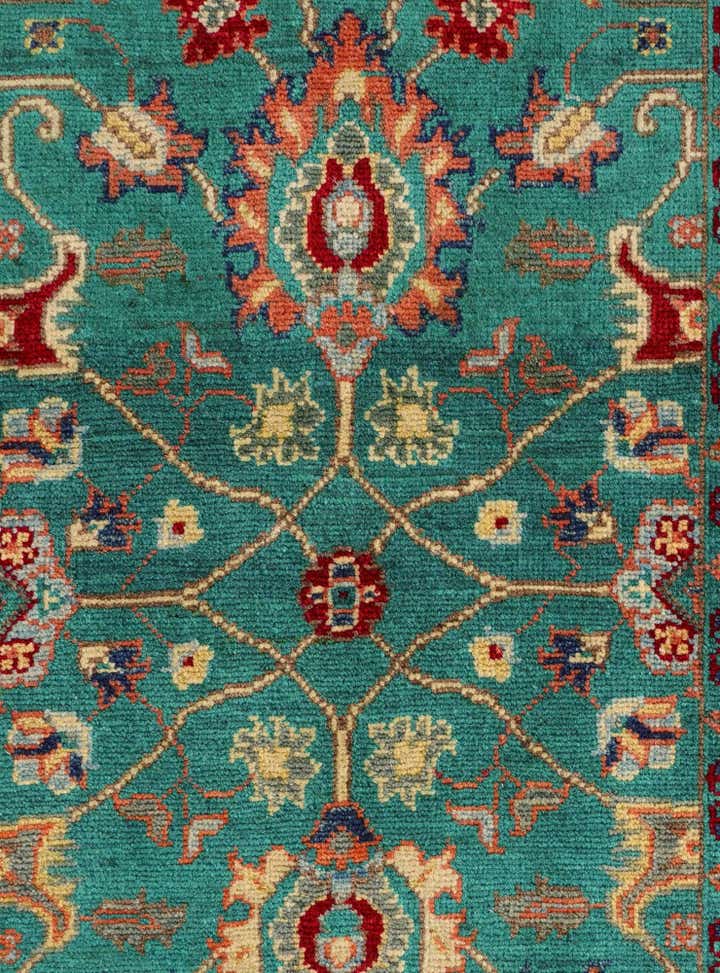 3' 2 x 4' 11 Hand Knotted Kazak Rug