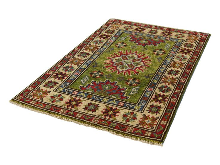 Detail image of 2' x 3' 3 Hand Knotted Kazak Rug