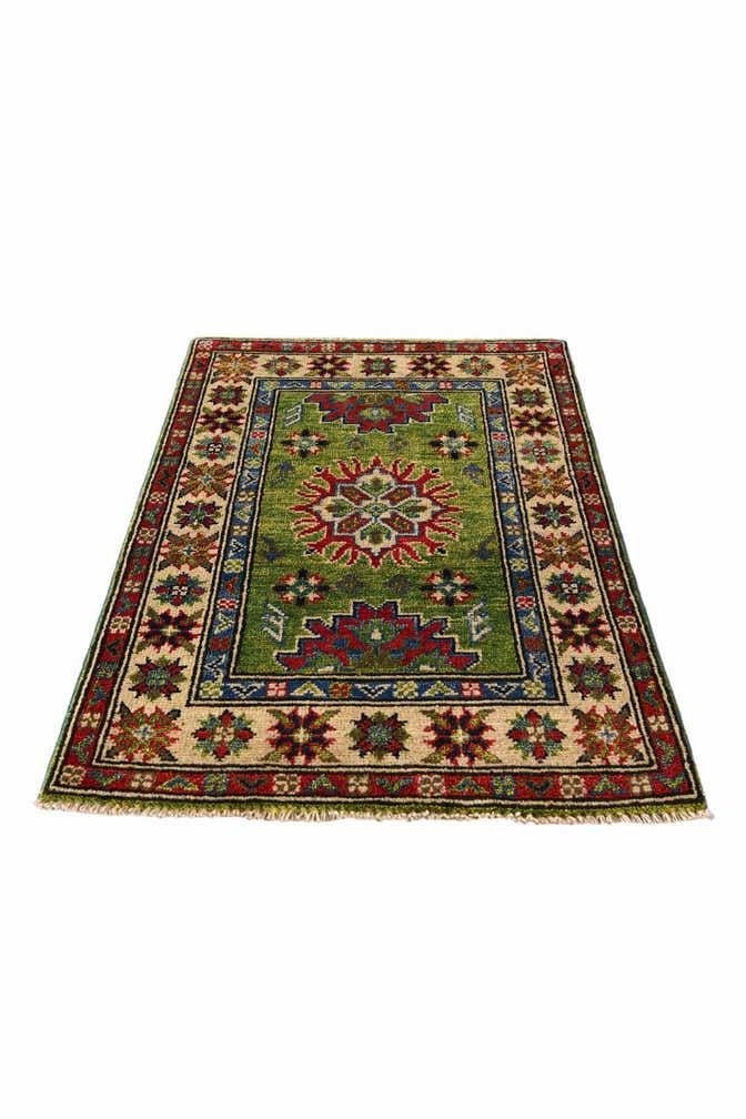 2' x 3' 3 Hand Knotted Kazak Rug
