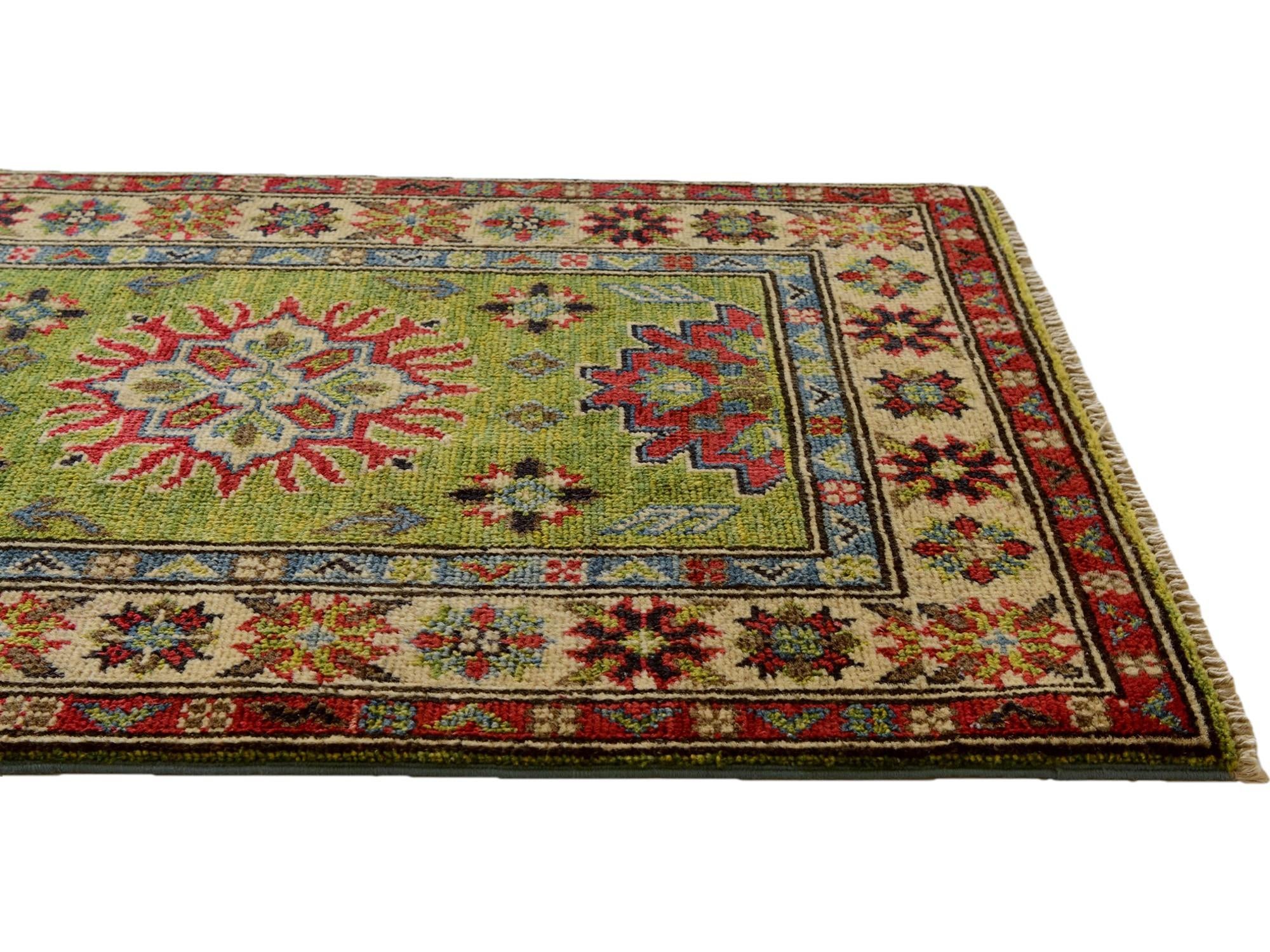 2' x 3' 3 Hand Knotted Kazak Rug