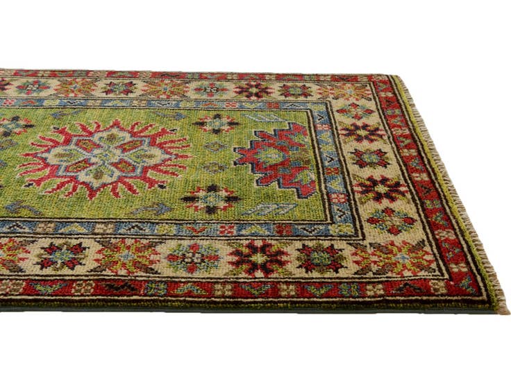 Detail image of 2' x 3' 3 Hand Knotted Kazak Rug
