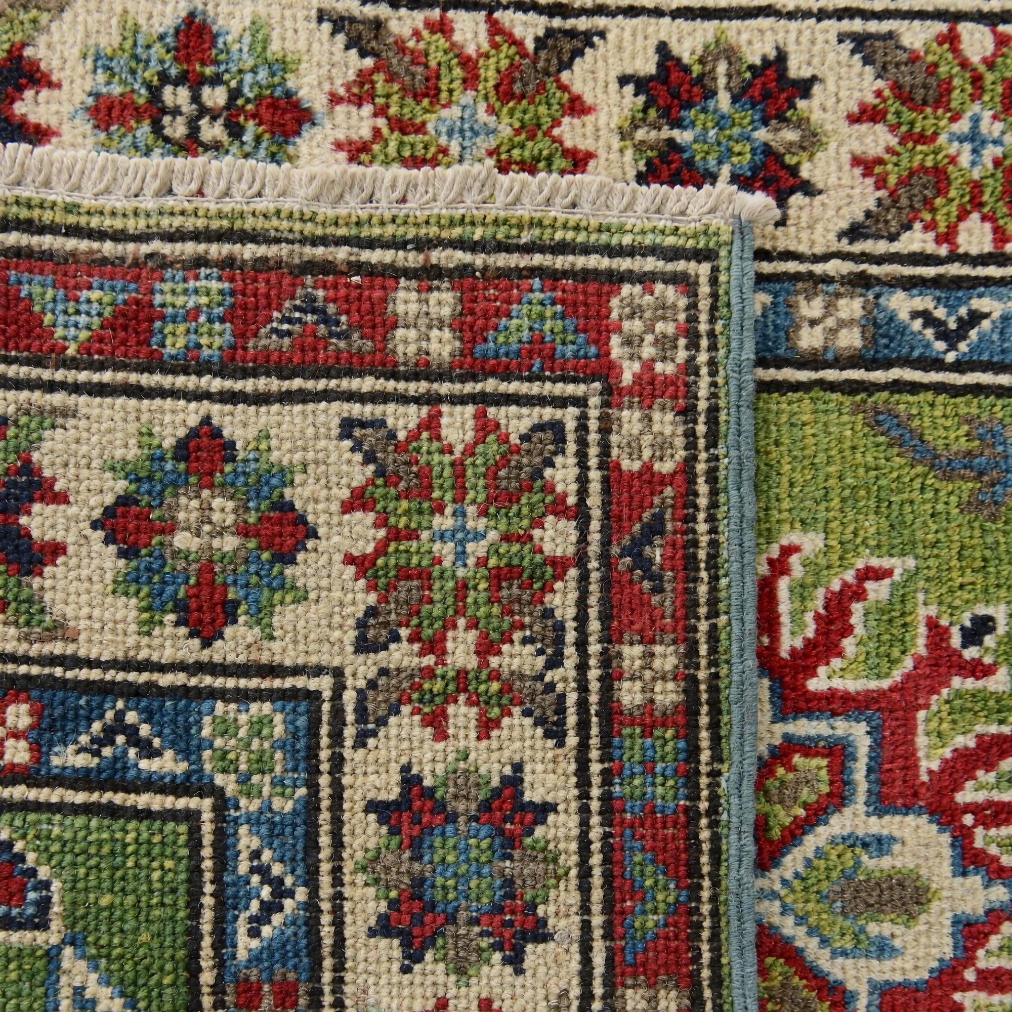 60cm x 100cm anudado a mano Kazak Alfombra