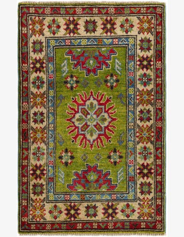 2' x 3' 3 Hand Knotted Kazak Rug