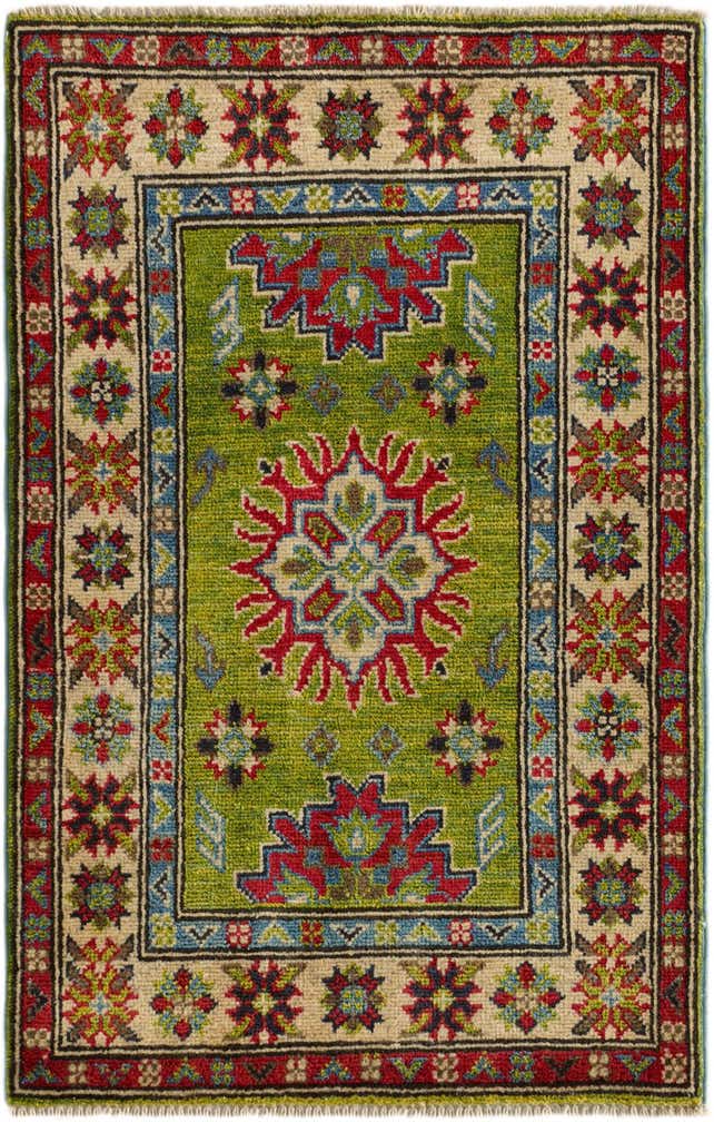 2' x 3' 3 Hand Knotted Kazak Rug