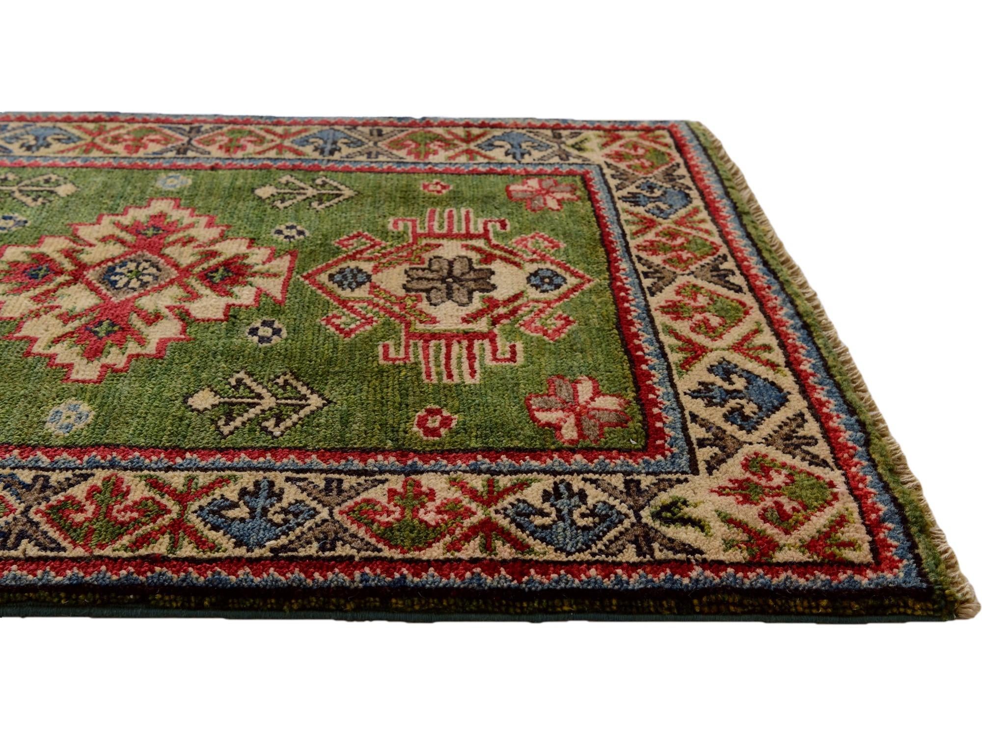 2' 2 x 3' Hand Knotted Kazak Rug