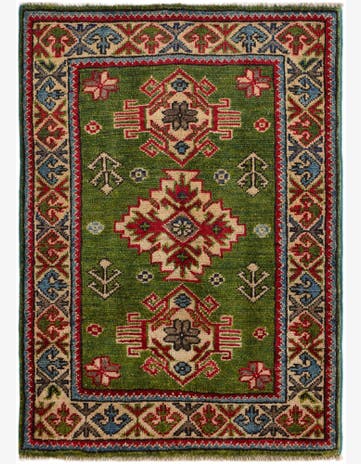 2' 2 x 3' Hand Knotted Kazak Rug