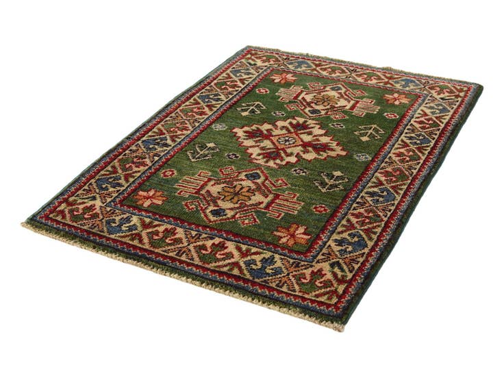 Detail image of 2' 2 x 3' 2 Hand Knotted Kazak Rug