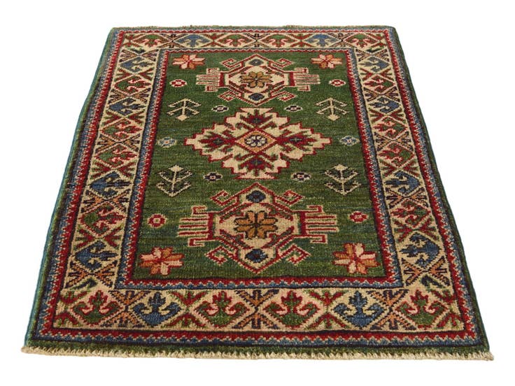 Detail image of 2' 2 x 3' 2 Hand Knotted Kazak Rug