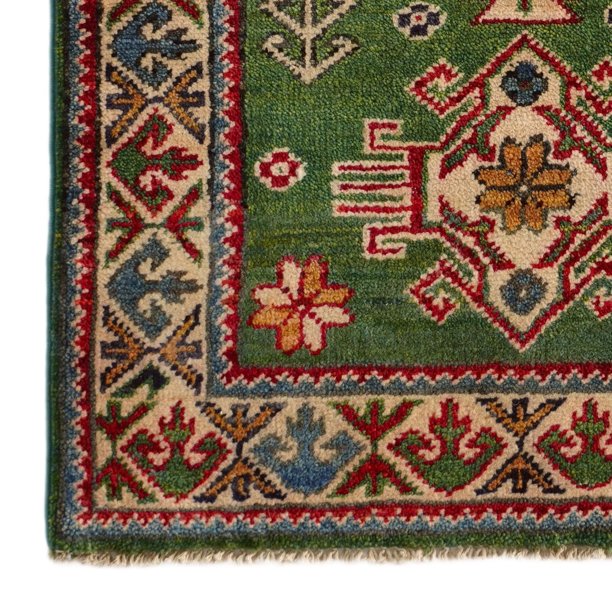 2' 2 x 3' 2 Hand Knotted Kazak Rug