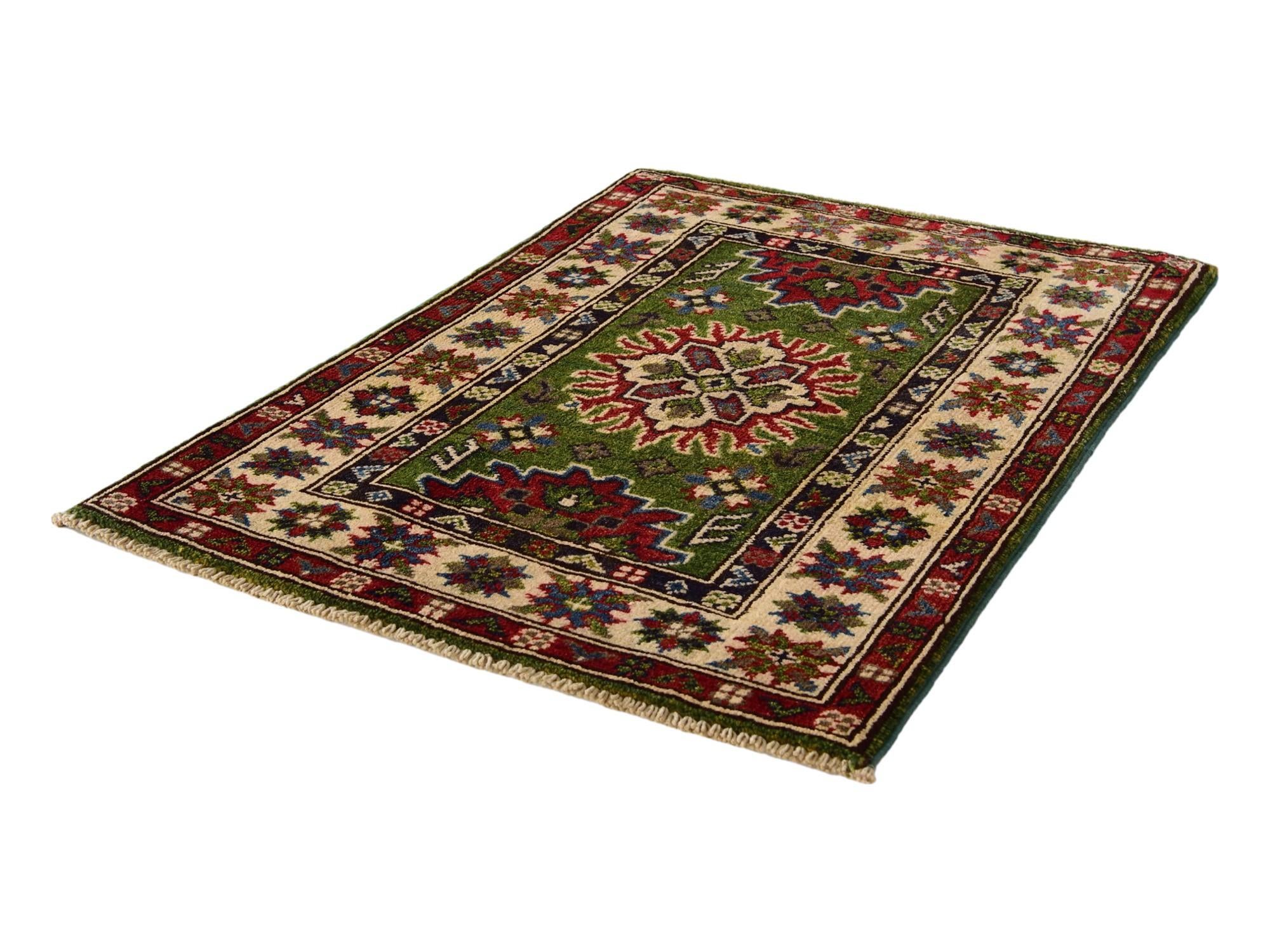 2' 1 x 2' 11 Hand Knotted Kazak Rug