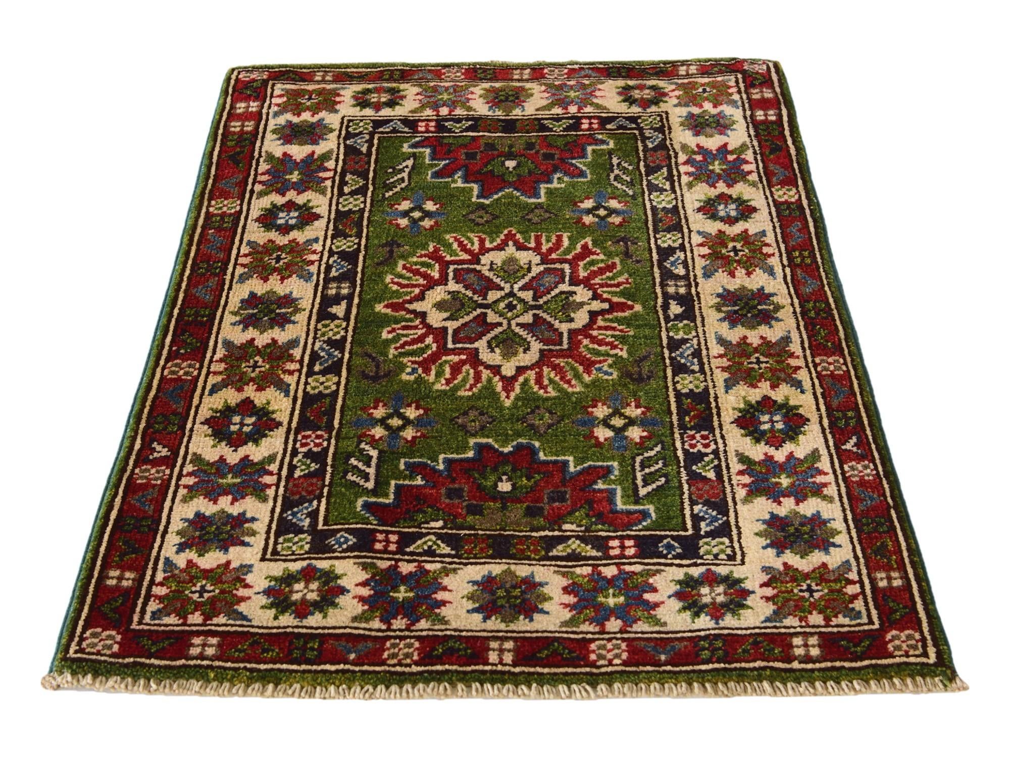 2' 1 x 2' 11 Hand Knotted Kazak Rug