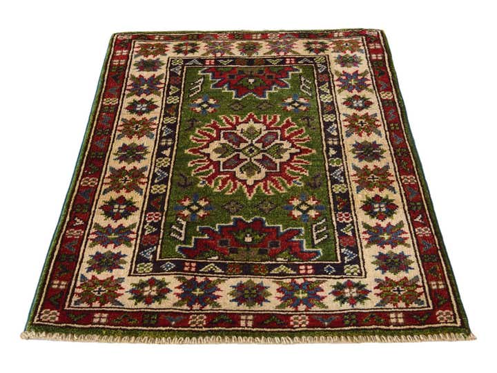2' 1 x 2' 11 Hand Knotted Kazak Rug