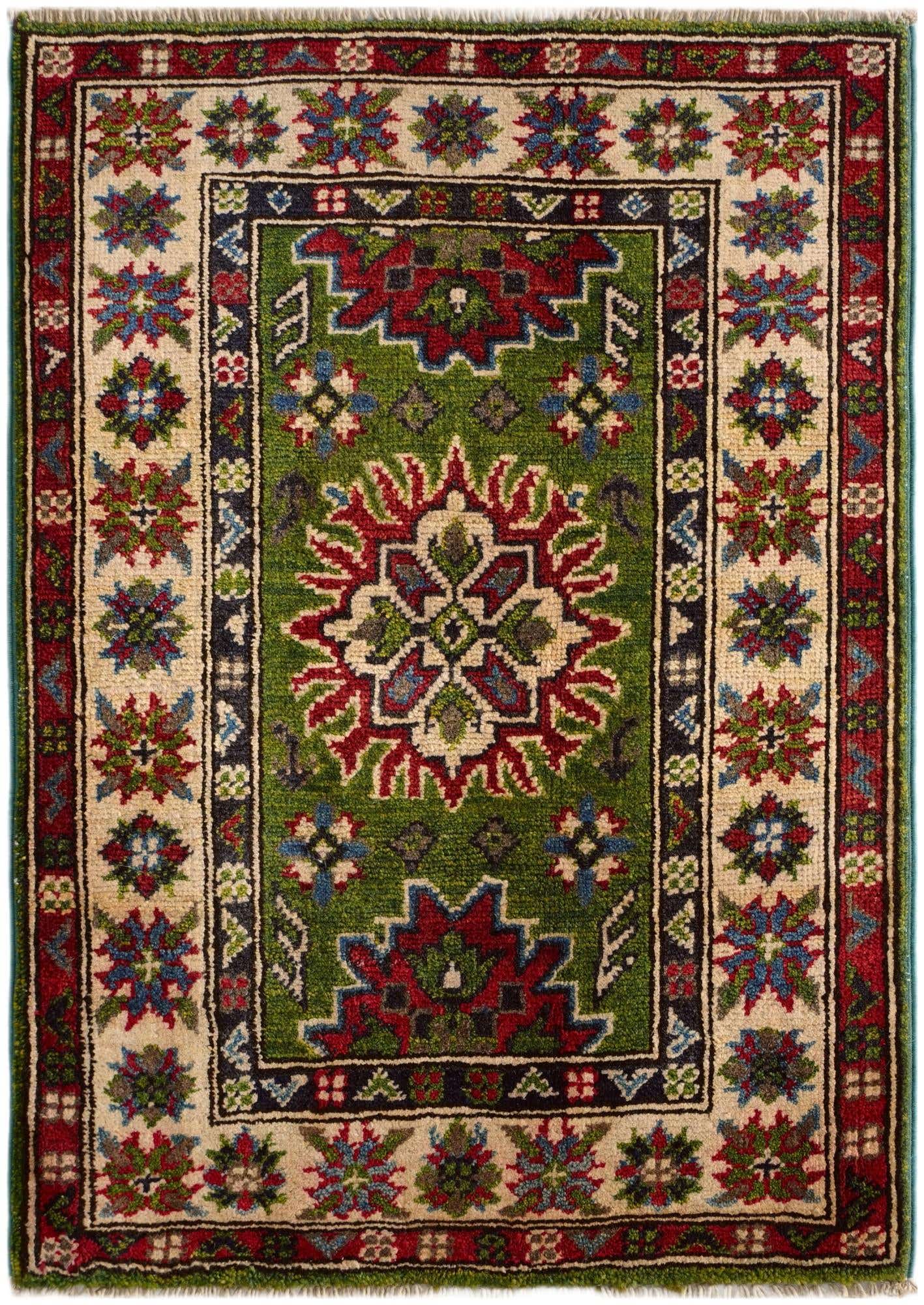2' 1 x 2' 11 Hand Knotted Kazak Rug