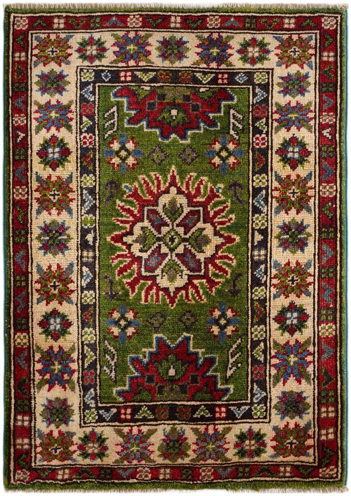 2' 1 x 2' 11 Hand Knotted Kazak Rug
