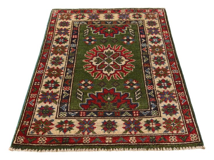 Detail image of 2' x 3' Hand Knotted Kazak Rug