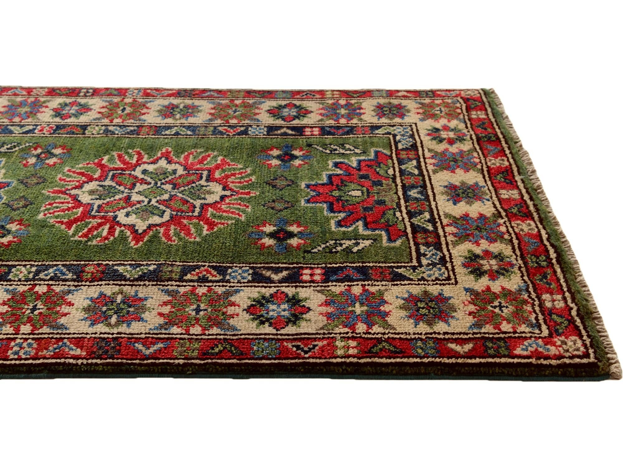 2' x 3' Hand Knotted Kazak Rug