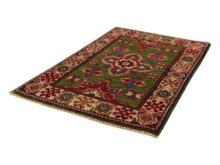 2' x 3' Hand Knotted Kazak Rug