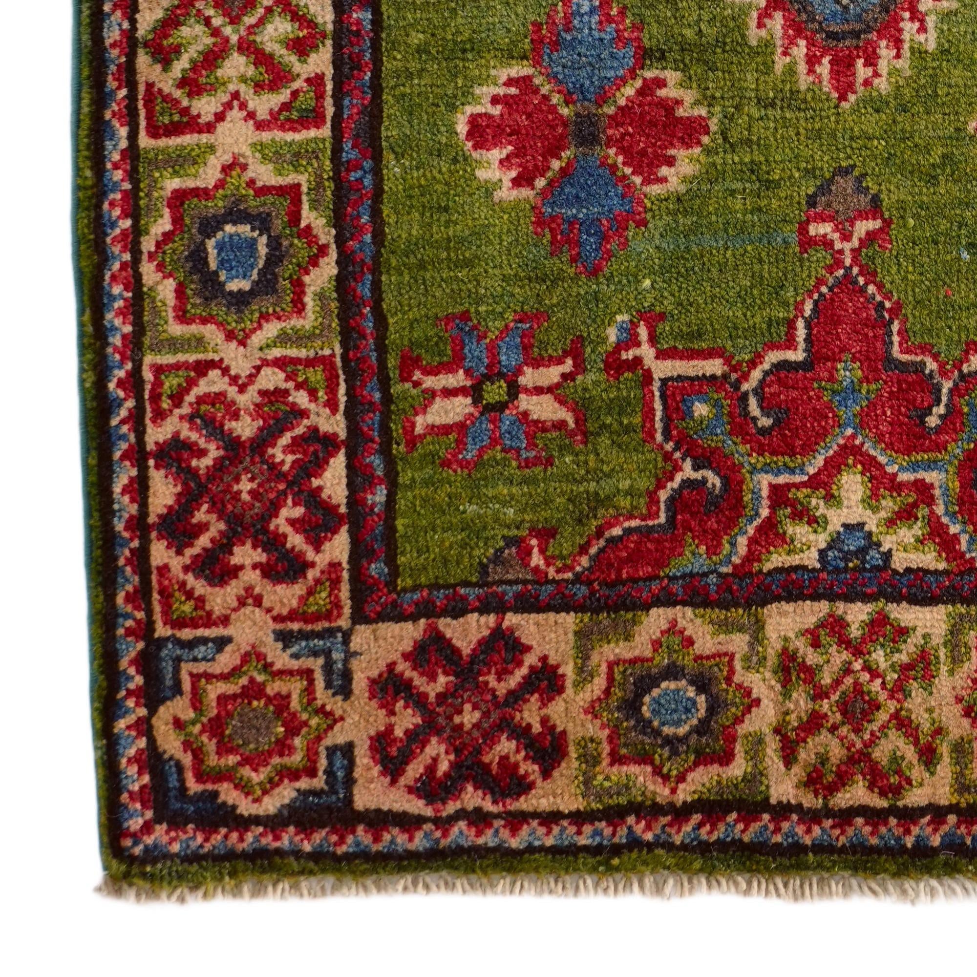 2' x 3' Hand Knotted Kazak Rug