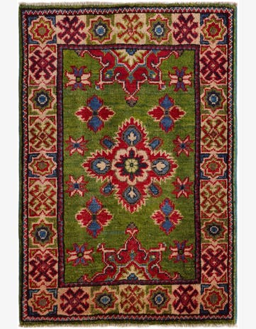 2' x 3' Hand Knotted Kazak Rug
