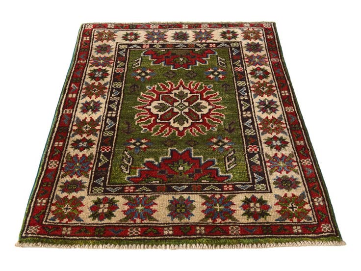 Detail image of 2' 1 x 3' 1 Hand Knotted Kazak Rug