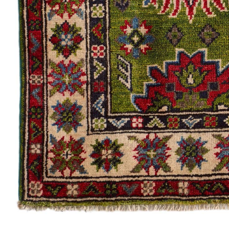 Detail image of 2' 1 x 3' 1 Hand Knotted Kazak Rug