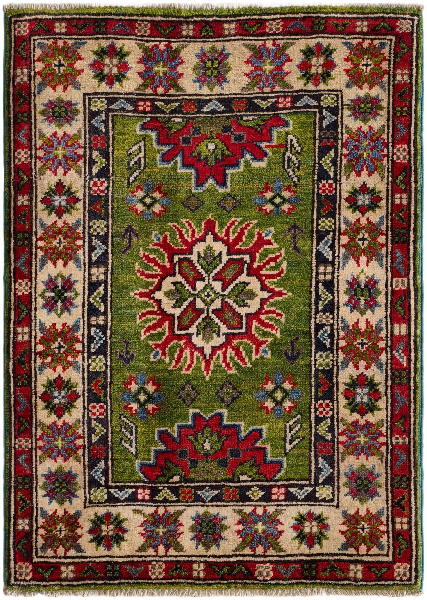 2' 1 x 3' 1 Hand Knotted Kazak Rug