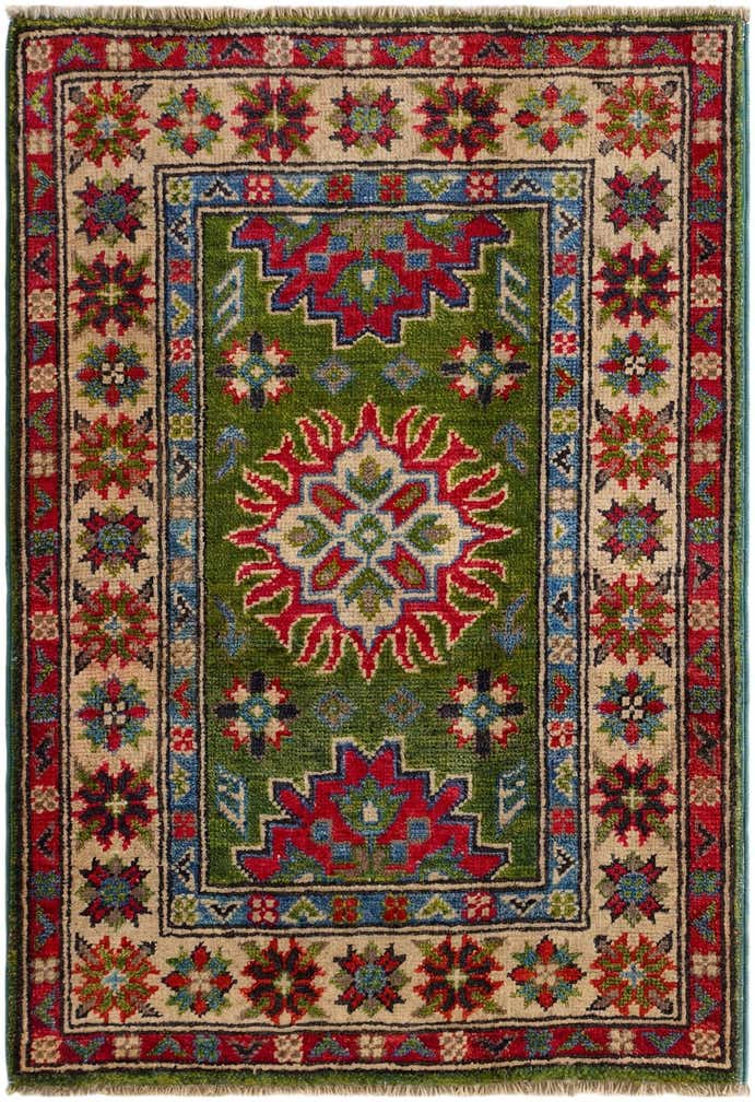 2' x 2' 11 Hand Knotted Kazak Rug