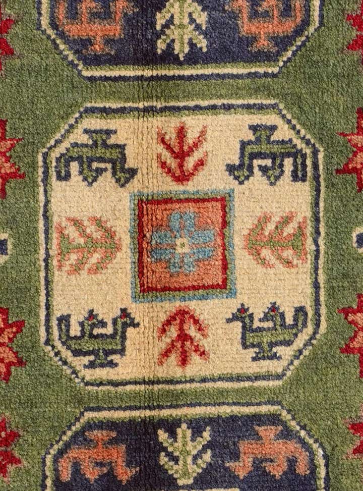 2' x 3' Hand Knotted Kazak Rug