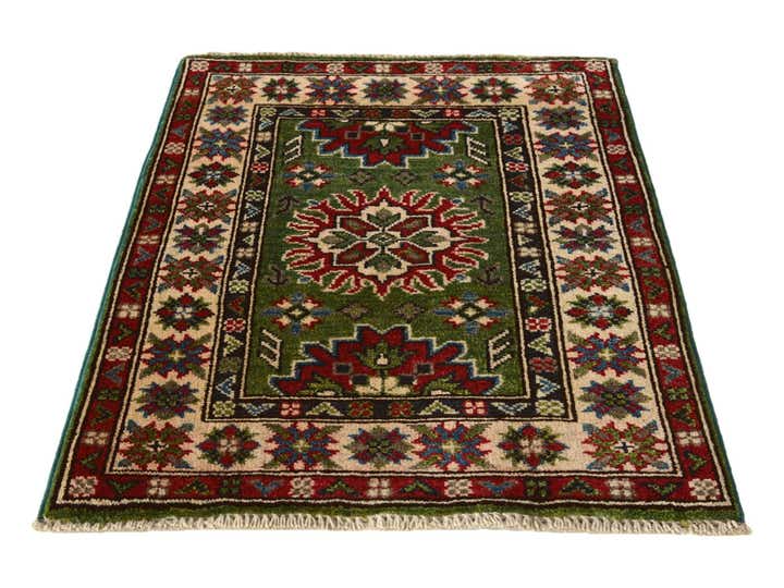 1' 11 x 2' 7 Hand Knotted Kazak Rug