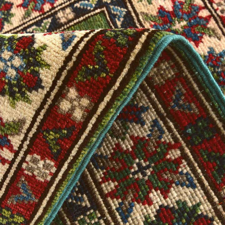 1' 11 x 2' 7 Hand Knotted Kazak Rug