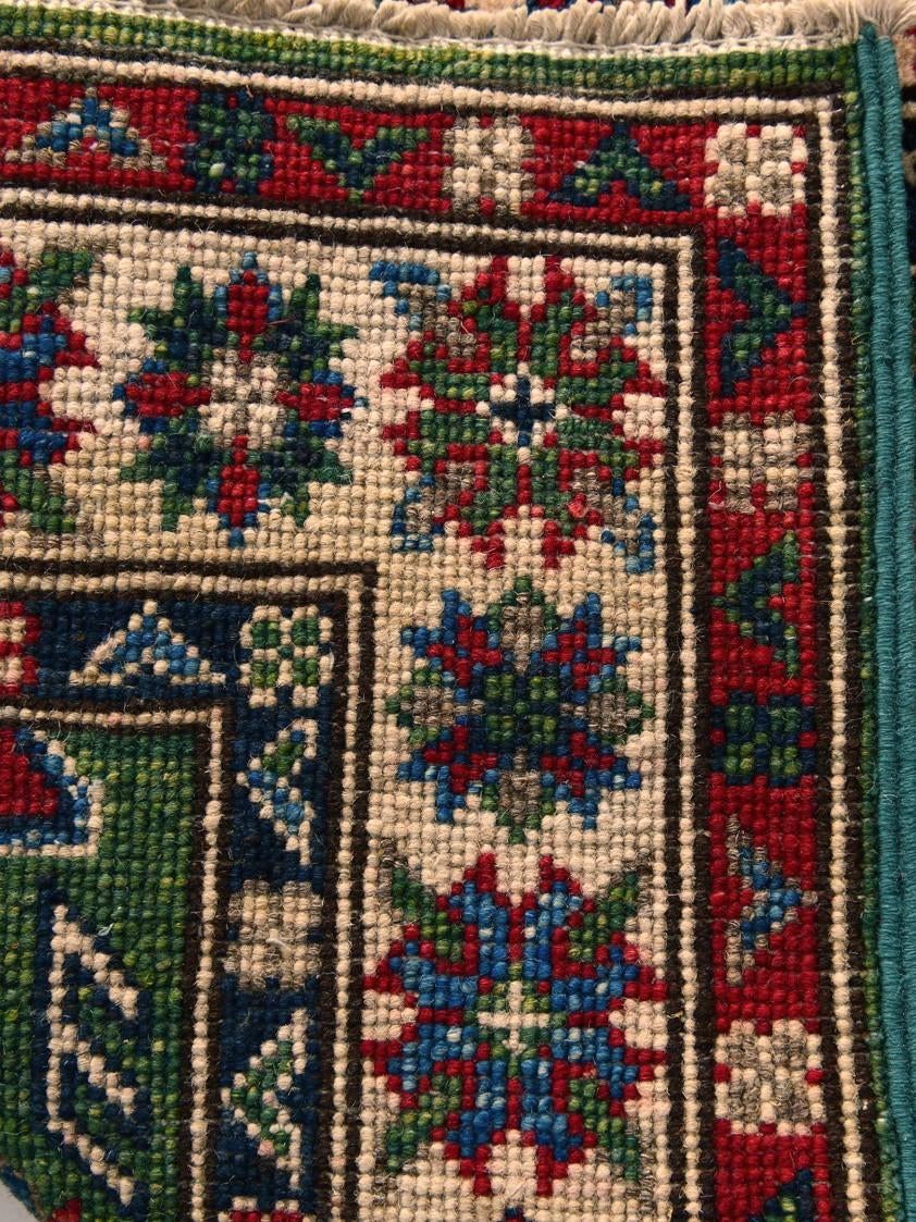 60cm x 80cm Hand Knotted Kazak Rug