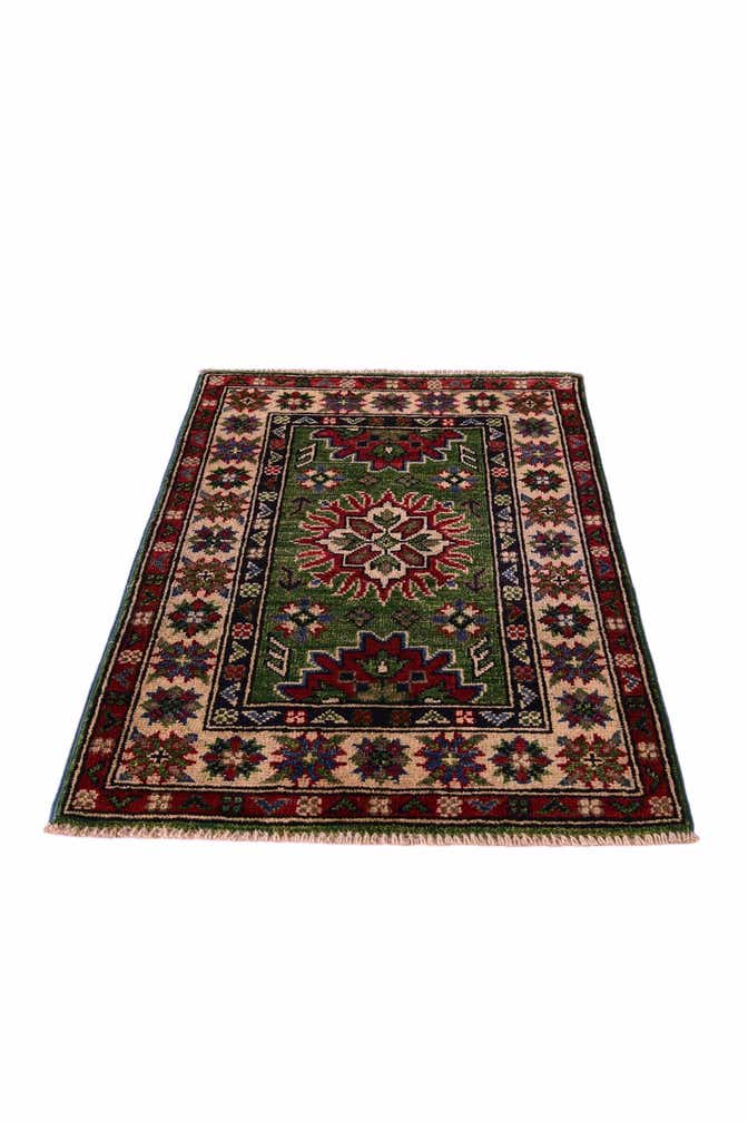 1' 11 x 2' 10 Hand Knotted Kazak Rug
