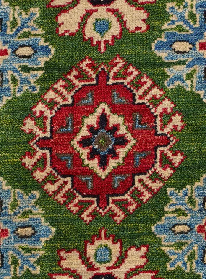 1' 11 x 2' 11 Hand Knotted Kazak Rug